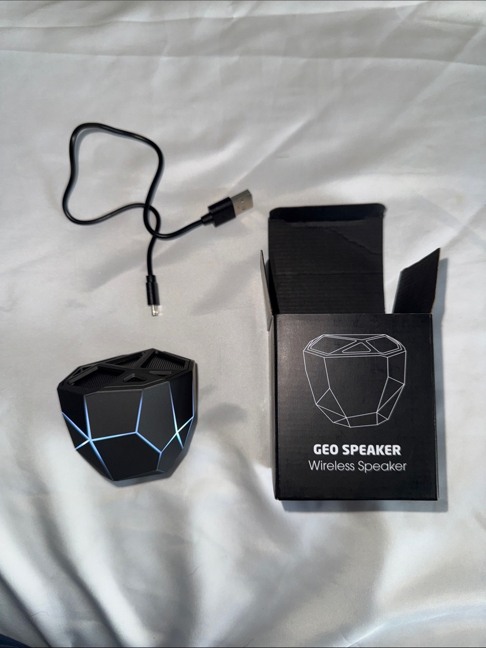 Geo Speaker Wireless Portable Bluetooth Speaker - Black